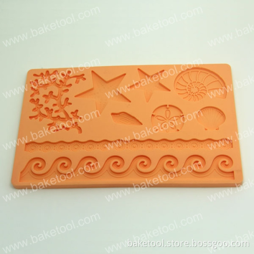 High Quality Sea Adventure Silicone Mold for Cake Fondant Decorating